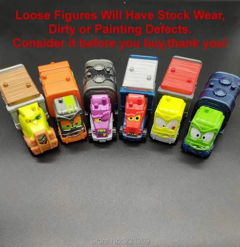 *PICK YOUR FAVORITE ONE* Garbage TRUCK Toys For Super Zings Grossery Gang Trash Figures Collection Gift for Kid Children | Игрушки и