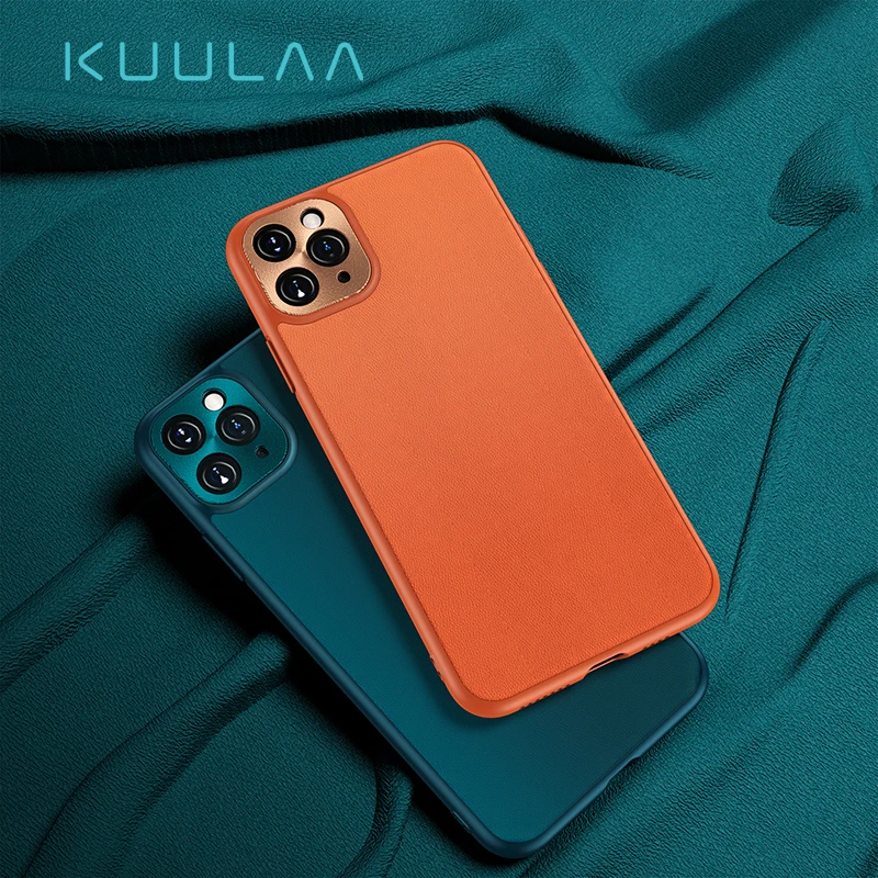 Чехол KUULAA для iPhone 11 Pro Max роскошный пластиковый кожаный чехол телефона i Phone ProMax