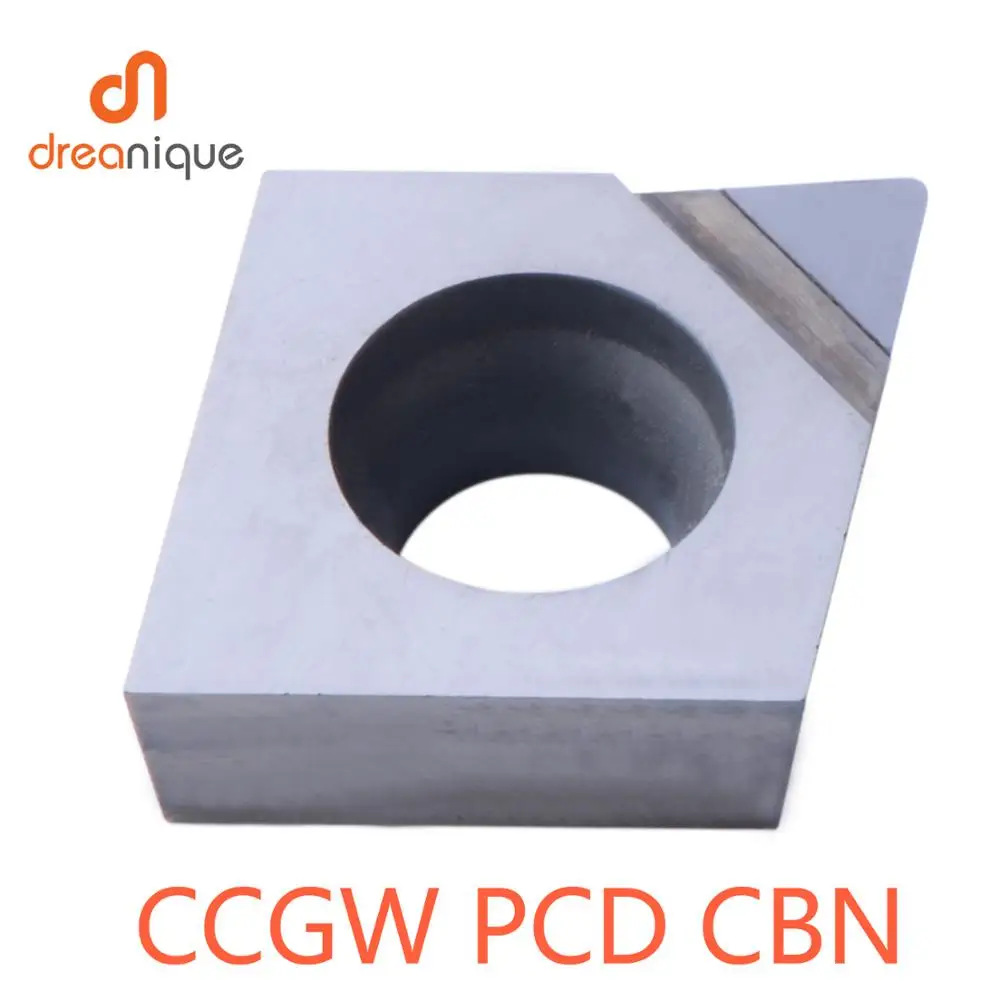 1 шт. Алмазная PCD вставка CBN CCGW CNC токарный резец Сменные карбидные вставки 06 09 12
