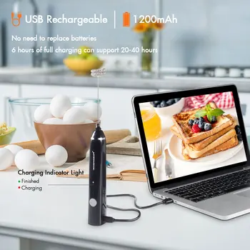 

Drinks Milk Frother Foamer Whisk Mixer Stirrer Egg Beater Electric Mini Handle Cooking Tools Practical Kitchen tool