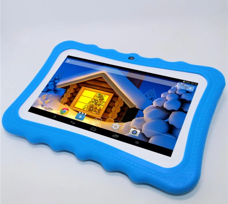 Синий MP4, MP5 обучающая машина детский планшет ПК 7 дюймов Эндрюс quad-core студент Видео Wi-Fi соединение Bluetooth - Цвет: Синий