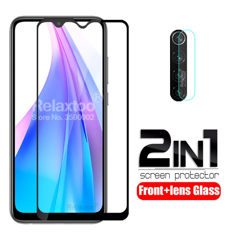 

2 in 1 Camera Glass redmi note 8t Global Version 6.3'' protective Glass For xiaomi redmi note 8t 8 t note8t lens protector Film