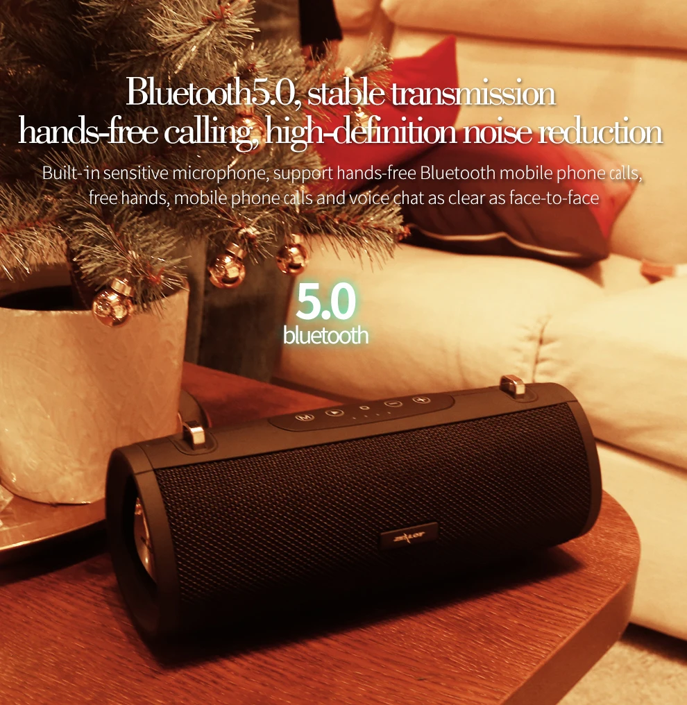 ZEALOT S38 Hifi Portable Speaker Bluetooth Subwoofer Boombox Wireless Speaker+Shoulder Strap Support TWS, TF, USB Flash Drive ZEALOT S38 Hifi Portable Speaker Bluetooth Subwoofer Boombox Wireless Speaker+Shoulder Strap Support TWS, TF, USB Flash Drive