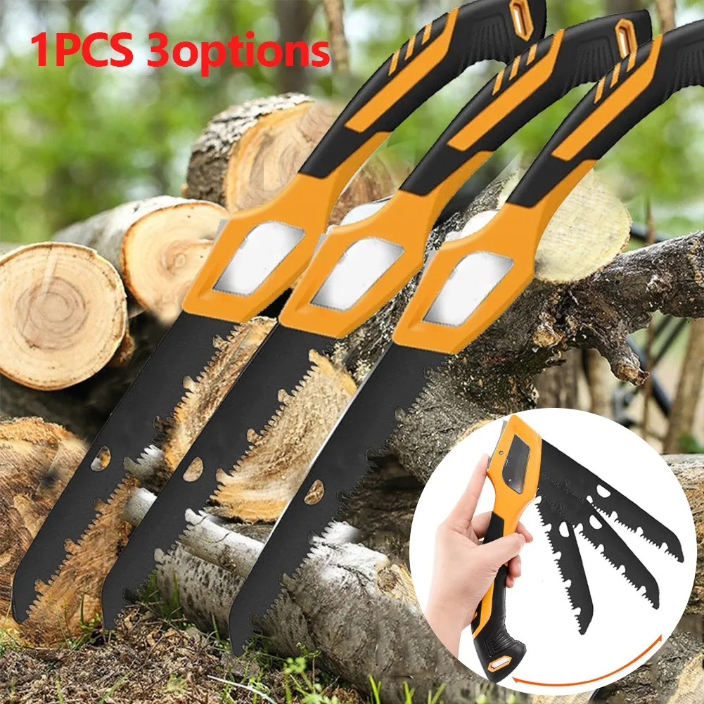 BOSI TOOLS 8 Inch Folding Saw SK5 Blade Heavy Duty Portable Foldable Hand Pruning Saw Handsaw With Triple-bevel Razor Teeth For Camping