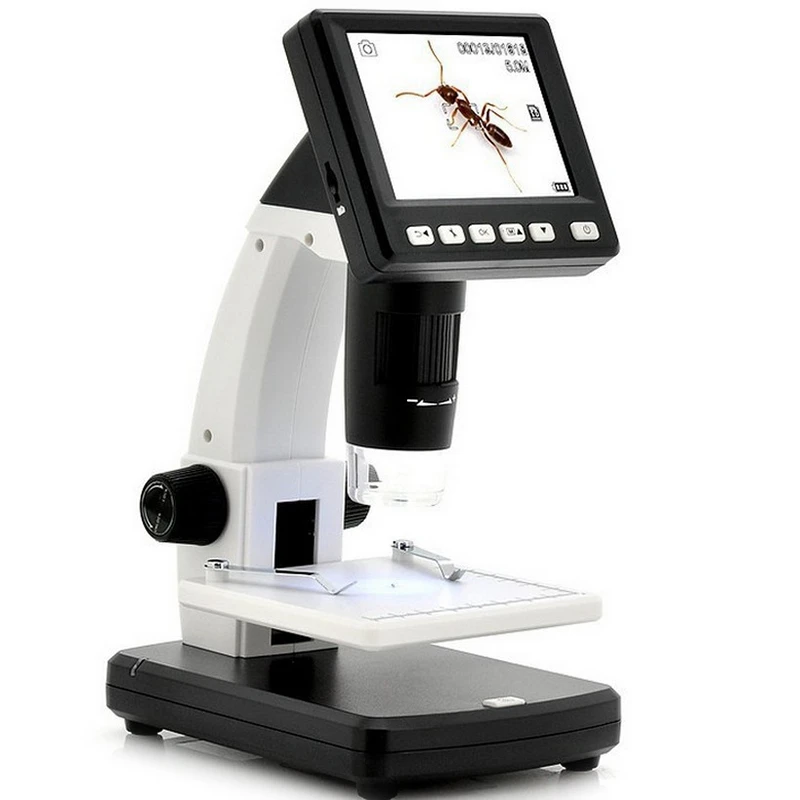 

HD 3.5-Inch Screen USB / AV Multipurpose 500X Digital Electron Microscope US Plug