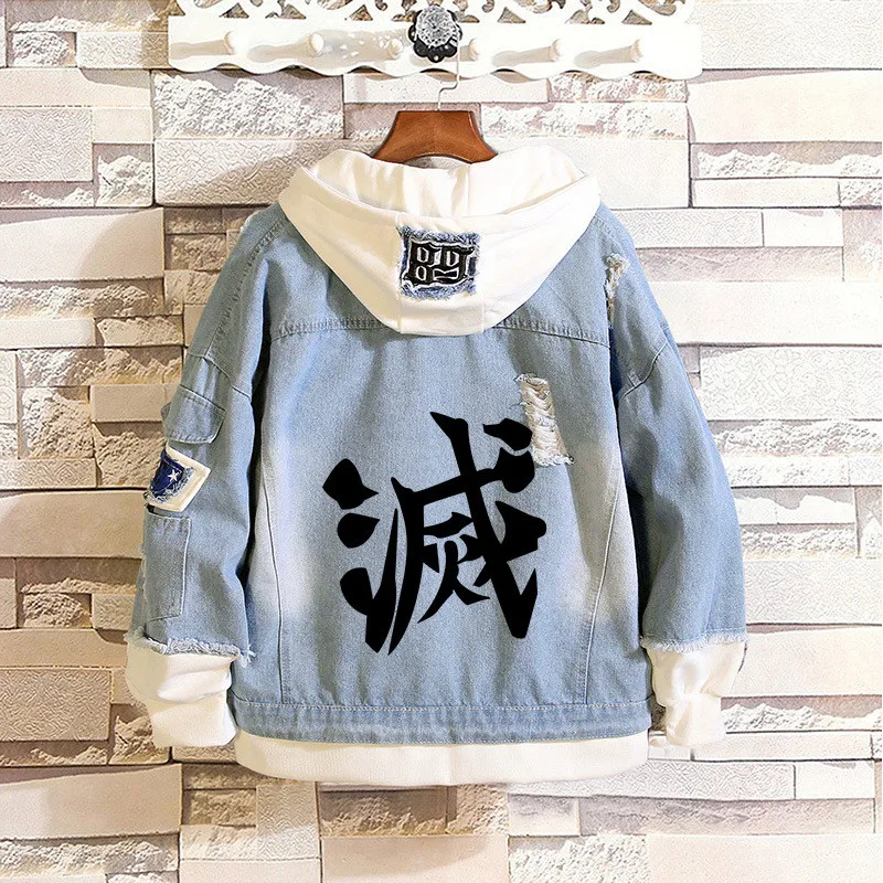 hoodies 2 Kamado Nezuko/толстовки с капюшоном; толстовки; маскарадный костюм; ковбойская куртка с капюшоном для мальчиков; футболка для мальчиков - Цвет: hoodies 2