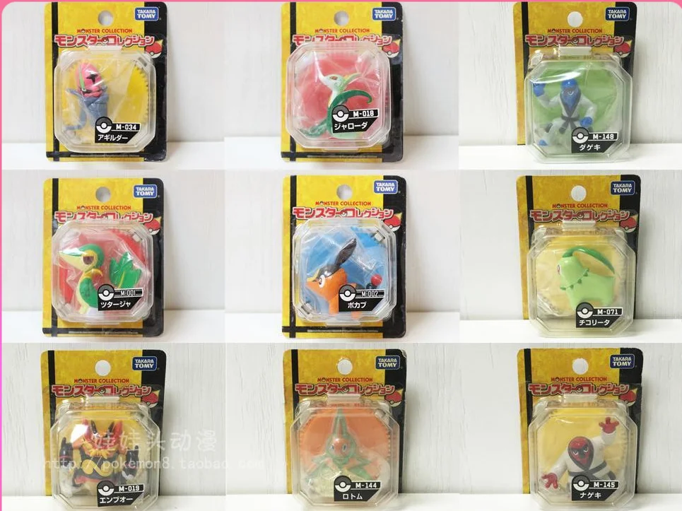 Экшн-фигурки TAKARA TOMY оригинальный Покемон BW MC Cyndaquil рельеф чимчар ромом трюки