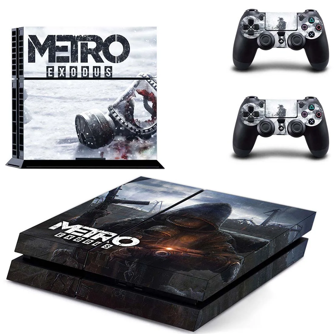 Metro Exodus стикер s Наклейка для PS4 PS 4 виниловая наклейка игровая станция 4 наклейки Pegatinas для консоли playstation 4 и 2 контроллера