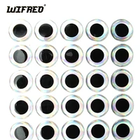 [100PCS] 3D  Eyes for Lure Making Fly Tying Stick Fishing Silver 3mm 4mm 5mm 6mm 7mm 8mm 9mm 10mm 11mm 12mm 14mm 16mm 18mm 20mm 1