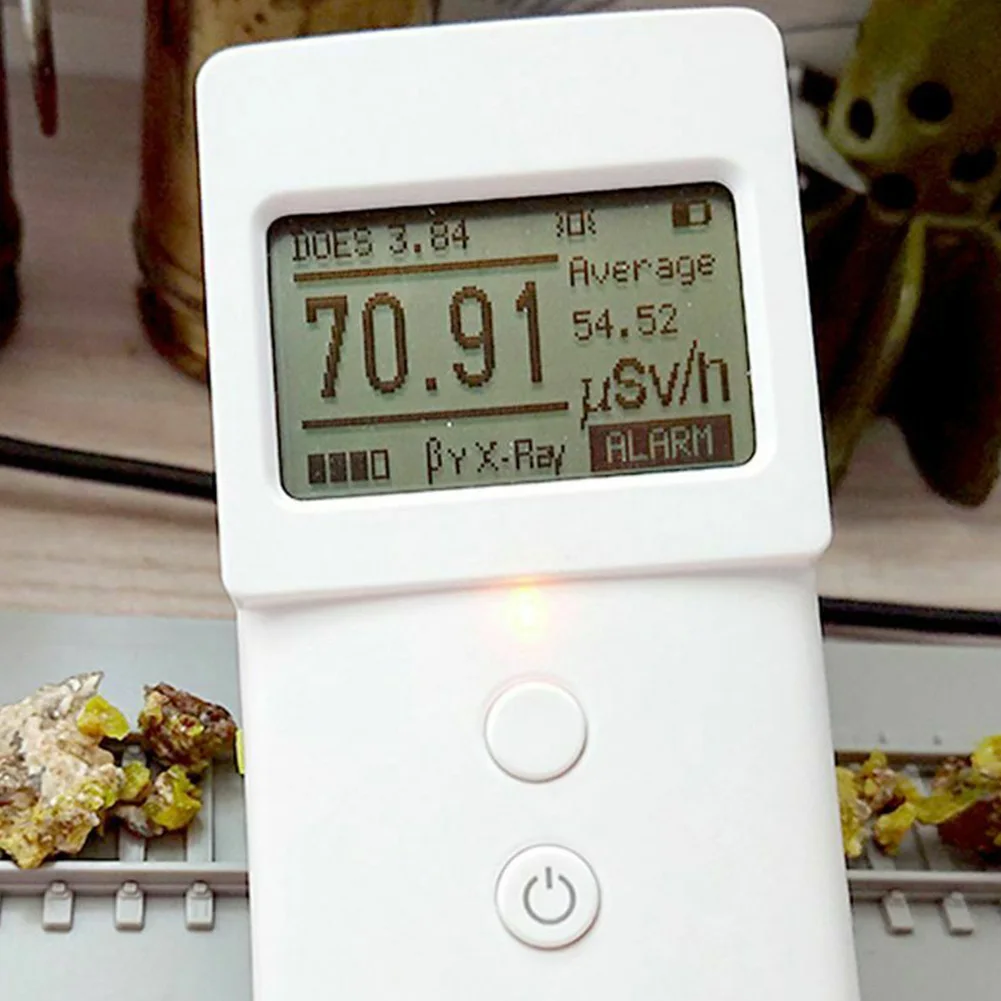 

Professional Dosimeter Nuclear Radiation Detector Beta Gamma Geiger Counter Portable ABS Tool X-RAY Tester Handheld Marble
