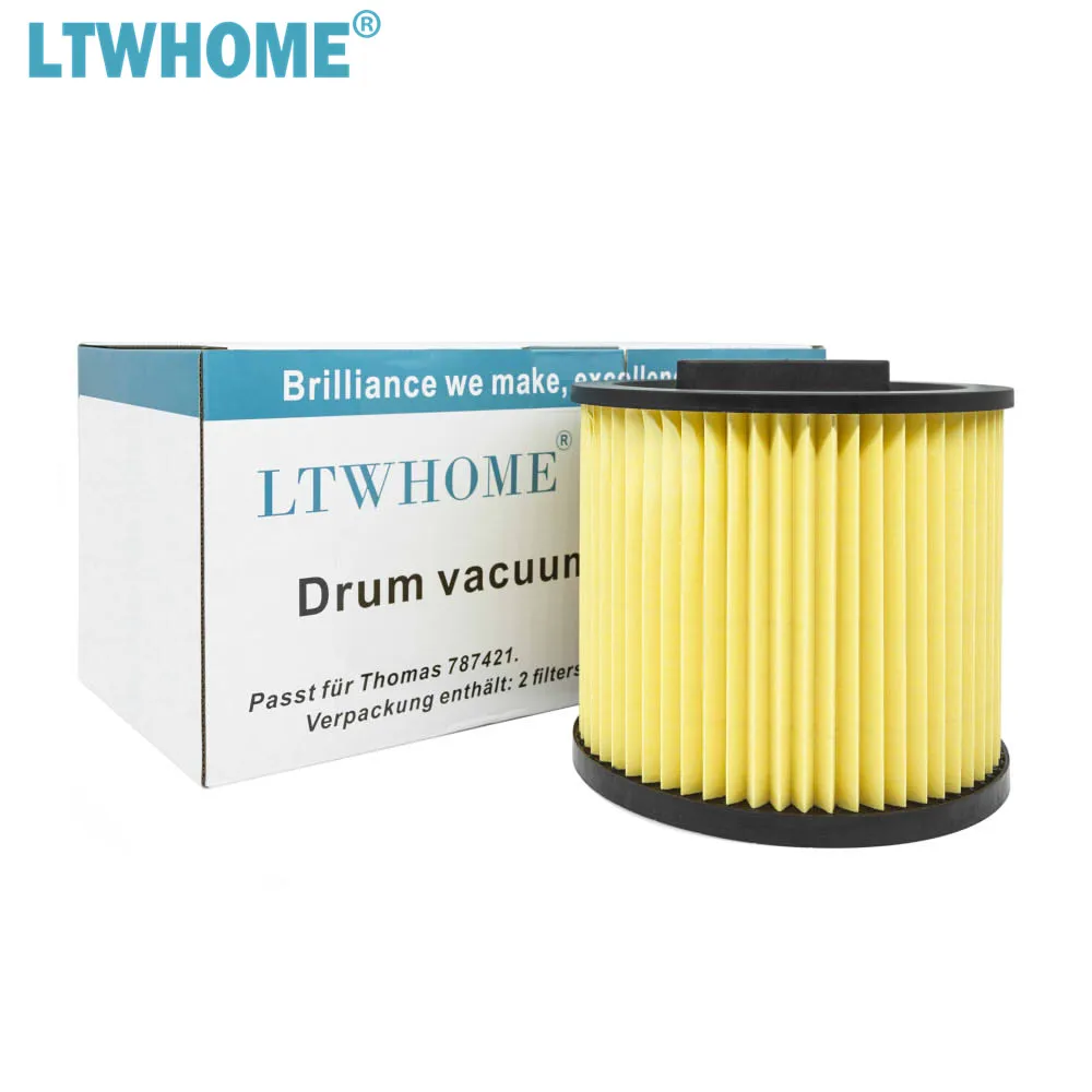 

LTWHOME Wet / Dry Filters Fit for Thomas Inox 1520 Plus, 1530, 20 Professional, 30 Professional