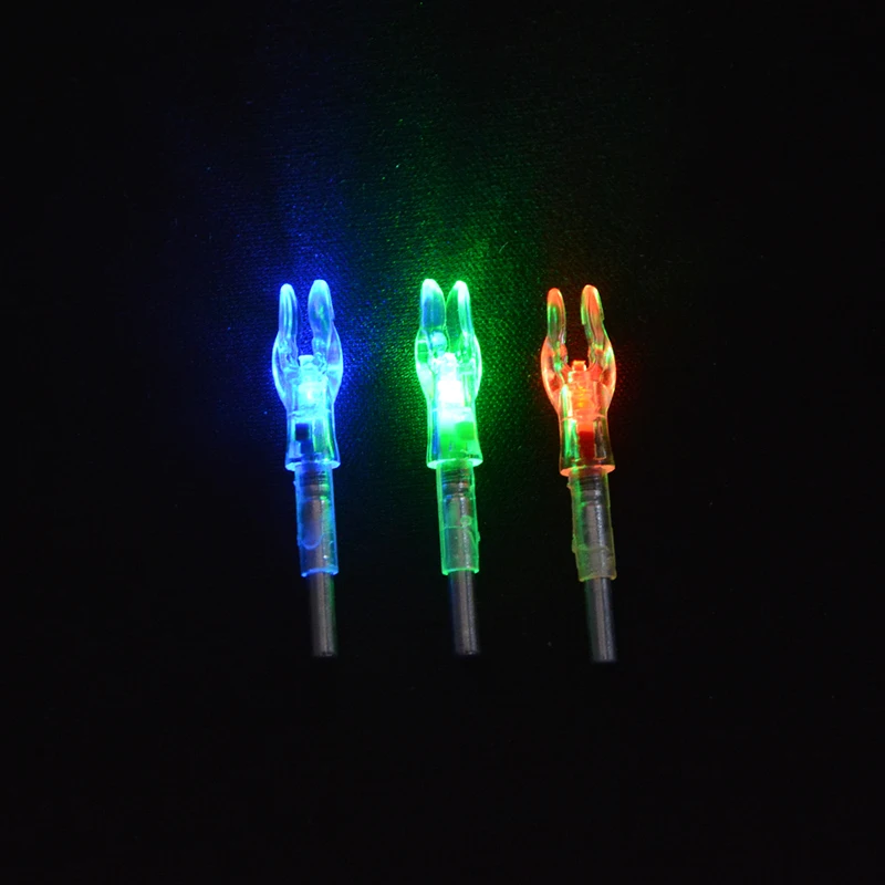 

3pcs/6pcs Automatically Lighted Bow String Activated LED Lighted Nock for 4.2 Mm Inside Diameter Shooting Hunting