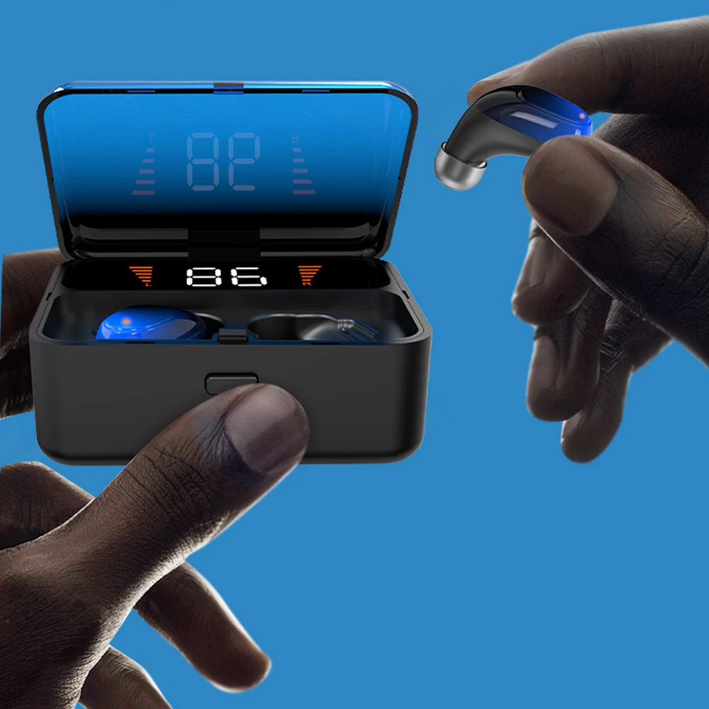 Новые Bluetooth наушники V5.0 Touch беспроводные наушники 9D стерео спортивные водонепроницаемые гарнитура громкой связи Мощный светодиодный дисплей