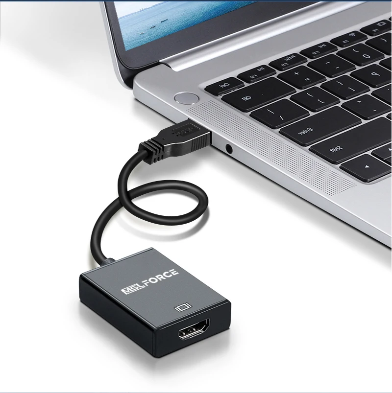 USB 3,0 к HDMI видео аудио конвертер адаптер HD 1080P USB к HDMI кабель несколько мониторов для Windows XP 10 8 8,1 7 ноутбука