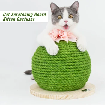 

Cactus prickly pear cat scratch board sisal cat climbing frame pet anti-grabbing claw toy