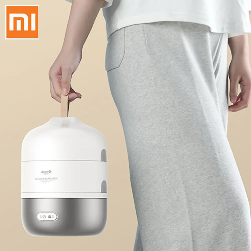 

Xiaomi DEERMA DEM-DS21S 2L Stainless Steel Electric Lunch Box Weated Warm Car Thermal Lunchbox Portable Food Container Home