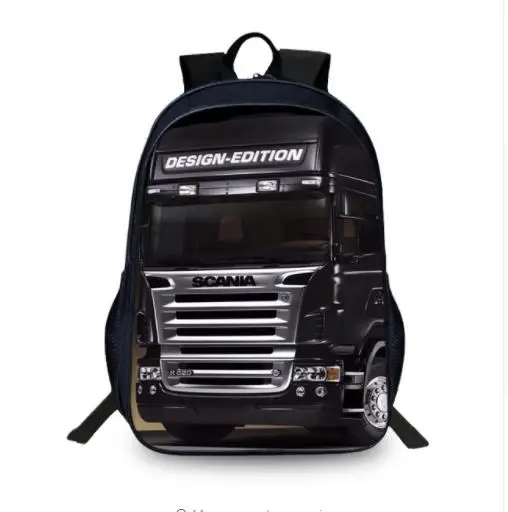 Модный школьный рюкзак Scania для ноутбука с 3D принтом, школьные сумки для подростков, мужские Модные школьные рюкзаки большой вместимости - Цвет: as pictures