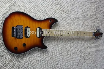 

Wolfgang Edward Van Halen guitar cherry burst color finished with Floyd Rose tremolo and quilt flame+ Free shipping! 150810-1