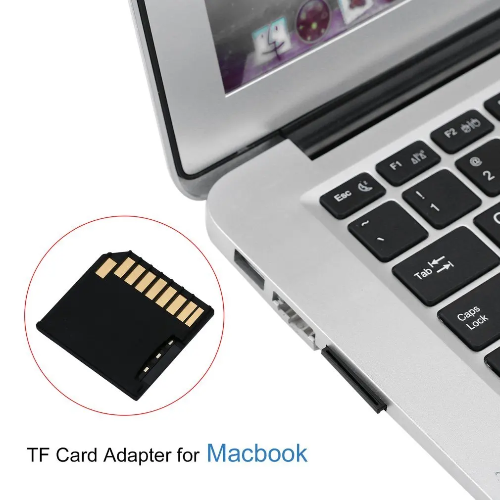 Мини Короткие SDHC TF SD карты адаптер флэш накопитель Air до 64G для Macbook Sony пластик и