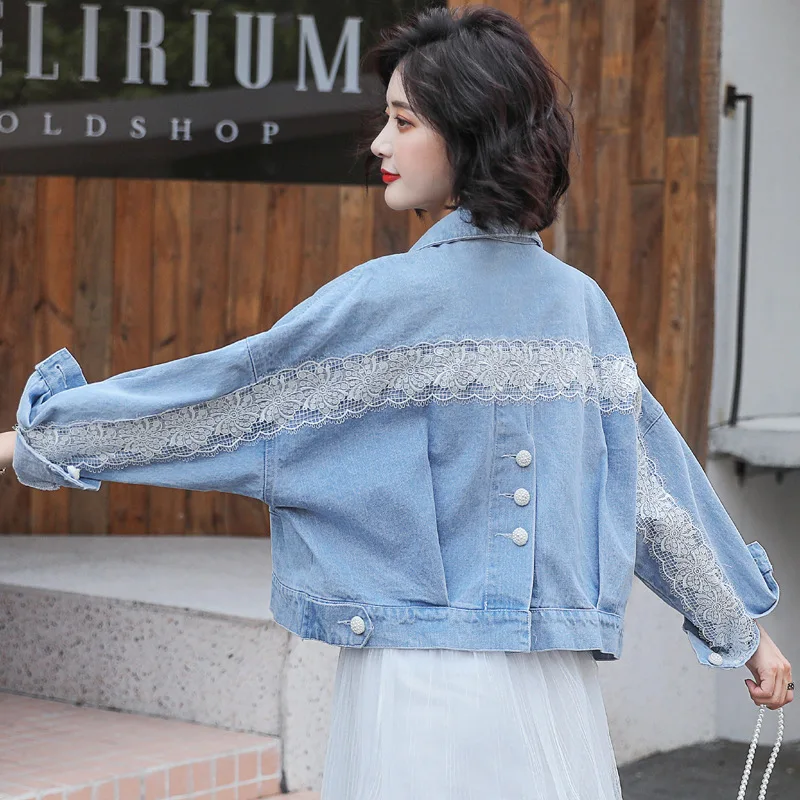 

Hipster Blue Very Fairy of Jeans Coat Women's Spring And Autumn 2019 Popular Short Loose-Fit Korean-style