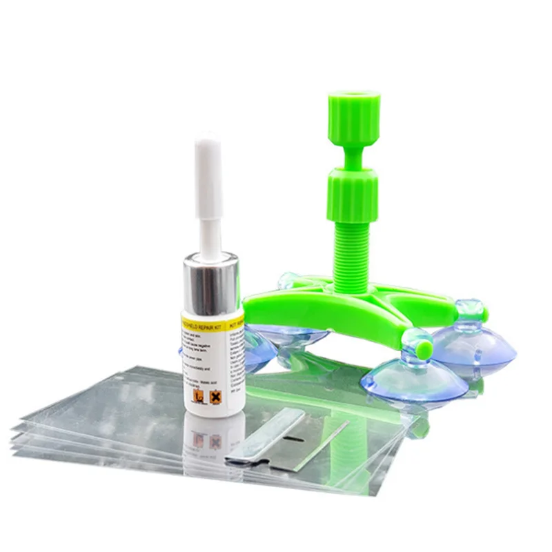 

Quick Windshield Repair Kit Car Window Star & long Crack Restorer Cracked Glass Windscreen Repair Tool Resin Glue Universal
