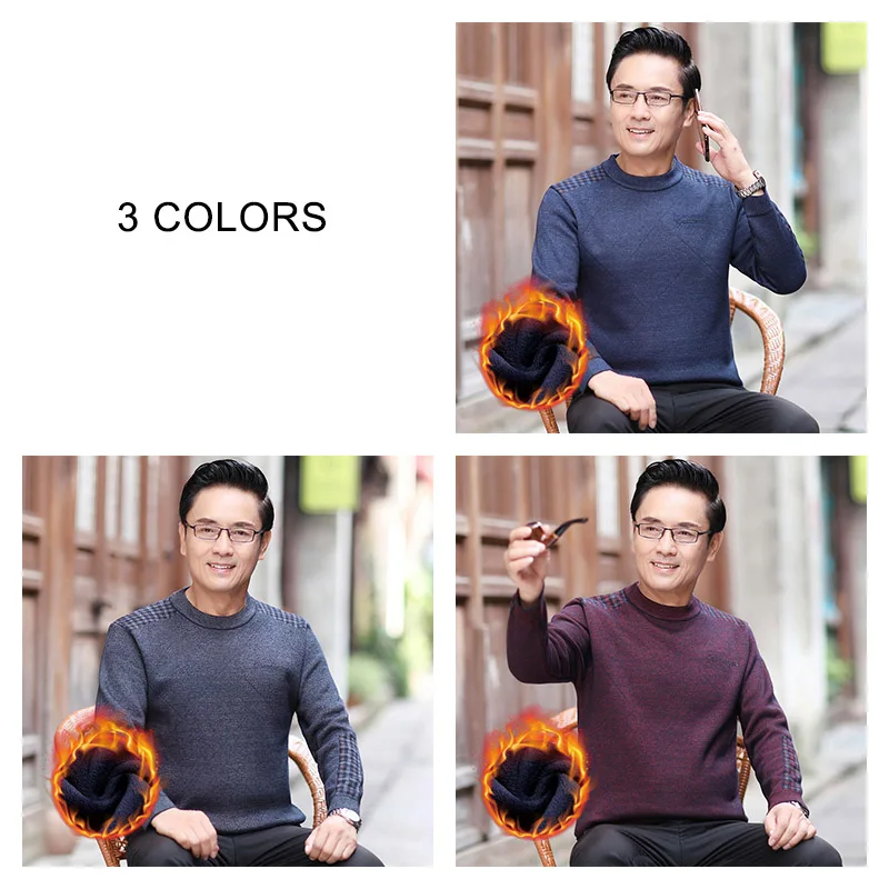 90% OFF HIYSIZ Brand 2019 Autumn Winter Streetwear Knit Sweater Men Trend Casual Men Sweater Stripe Clothes O-Neck Pull Homme H3028