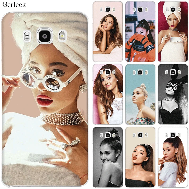 

Mobile Phone Case For Samsung S7 Edge S8 S9 S10 S10E Note 8 9 10 Plus M10 M20 M30 M40 Cover Ariana Grande Singer Lovely