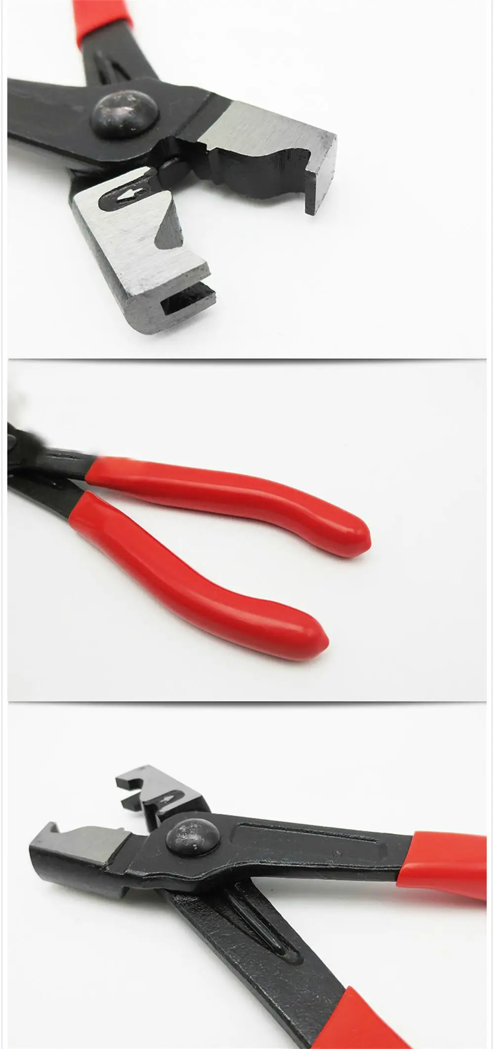 Dust Sleeve Bundle Pliers Clip Buckle Tiger Pliers Water Pipe Air Conditioning Pipe Clamp Car Repair Tool Carbon steel