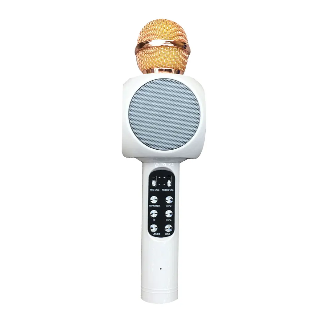 02 WS1816 профессиональный Bluetooth Беспроводной микрофона караоке Динамик KTV музыкальный плеер для вокала, с рекордером ручной микрофон - Цвет: 02