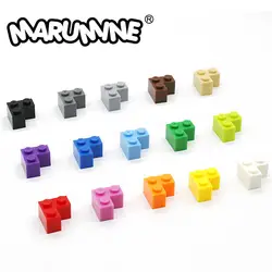 Marumine 2x2 Угловые Кирпичи 100 шт. классические строительные блоки Creator игрушки MOC Строительный набор совместимый основной бренд