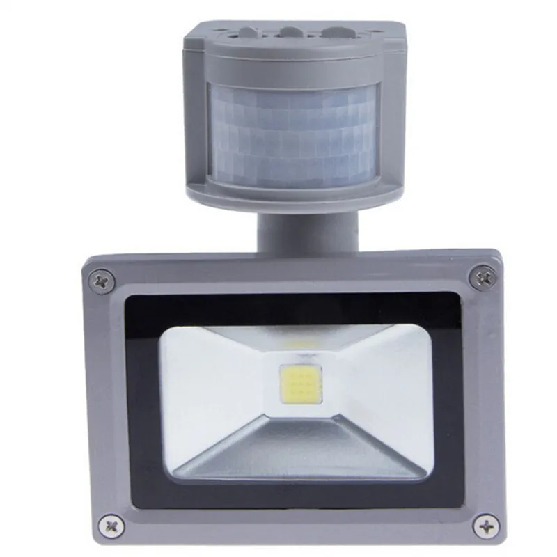 

LED Flood Light Motion Sensor 10W/20W/30W/50W Waterproof AC110-260V LED PIR Floodlight Reflector Wall Lamp Outdoor Halogen Light