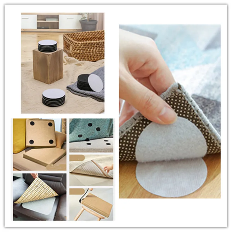 

5PCS sofa holder anti-skid safety needle-free home seamless cushion sheets buckle paste