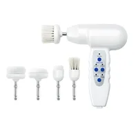 5 in 1 Electric Rotary Washing Cleansing Face Brushes Massage Body Facial Dead Skin Cuticle Cleanser Home Beauty Spa Care Device 1