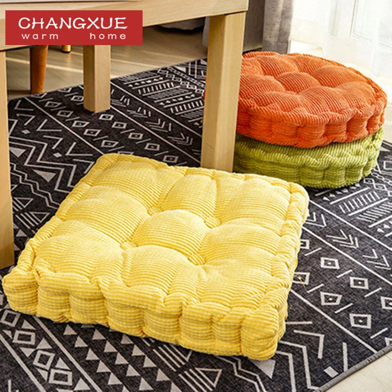 New 2021 Thickening Sitting Pillow Cushion Tatami Seat Pad For Office Chair Car Soft Sit Mat Floor Cushions Home Decor |