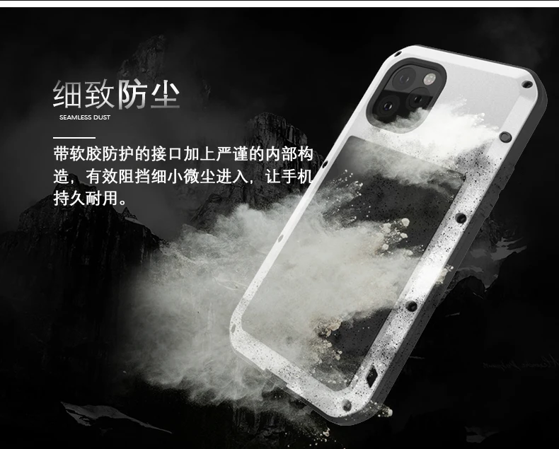 Водонепроницаемый ударопрочный грязеотталкивающий чехол для iPhone 11 Pro XS Max XR X 8 7 6 6S Plus чехол для телефона