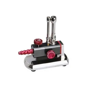 

Micro Gas Propane Light Bunsen Burner Double Tube Rotatable Dental Lab Equipment