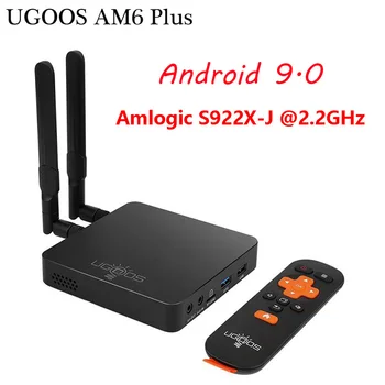 

UGOOS Android 9.0 Smart AM6 Plus TV Box Amlogic S922X-J 2.2GHz 4GB DDR4 32GB 2.4G 5G WiFi 1000M BT5.0 4K Media Player PK AM6 Pro