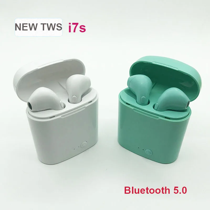 Беспроводная гарнитура Bluetooth наушники i7S Tws VS i12 tws наушники Близнецы наушники с зарядной коробкой наушники для iPhone Android