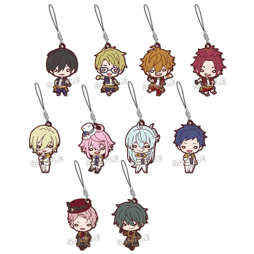 Nitotan Ensemble Stars! Rubber Mascot (Set of 10) 
