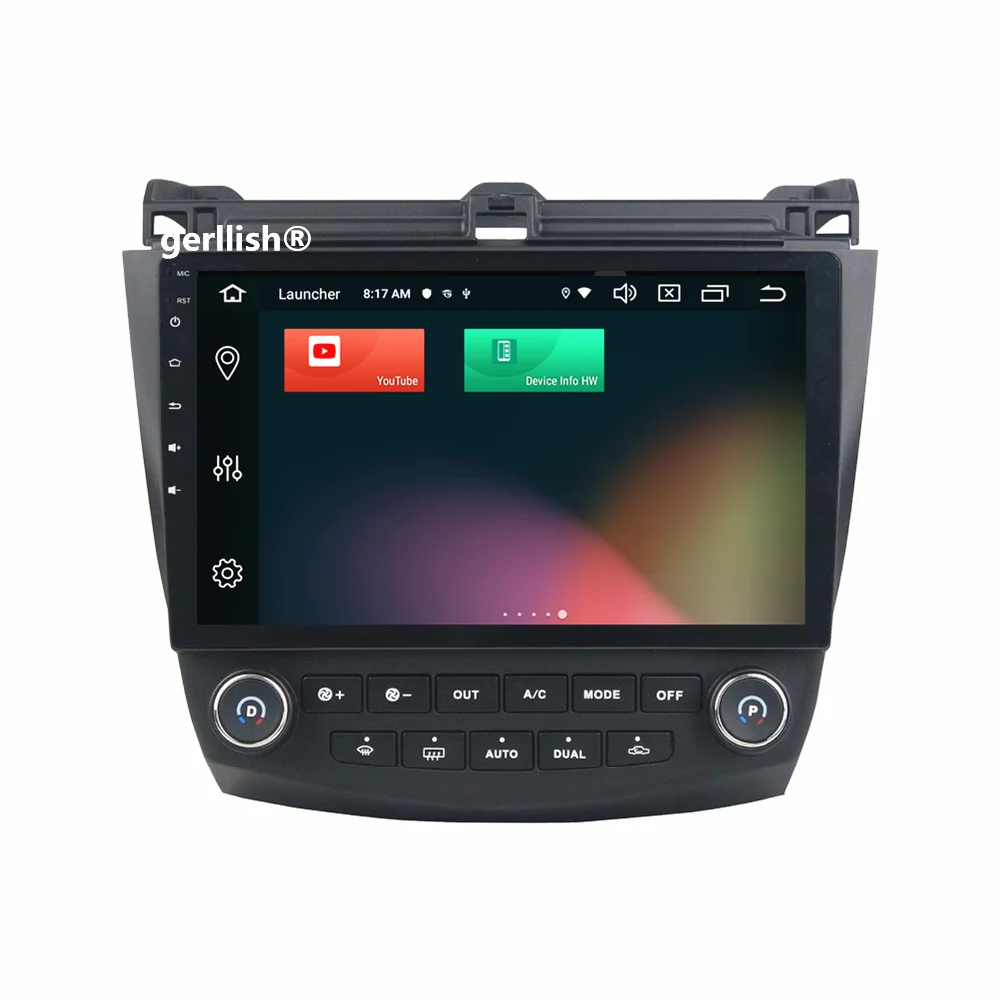 4 Гб+ 64 Гб ips экран DSP Android 9,0 Стерео gps Автомобильный мультимедийный для Honda Accord 7 2003 2004 2005 2006 2007
