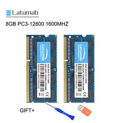 Latumab 8 ГБ 16 ГБ DDR3 1600 МГц PC3 12800 память для ноутбука So-DIMM Память RAM 204 шпильки 1,5 в ноутбук ПК модуль памяти ram