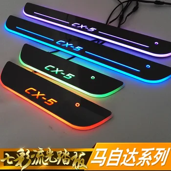 

Threshold led bar door sill plate scuff for mazda cx-5 cx-7 dynamic trim welcome light Infrared sensor