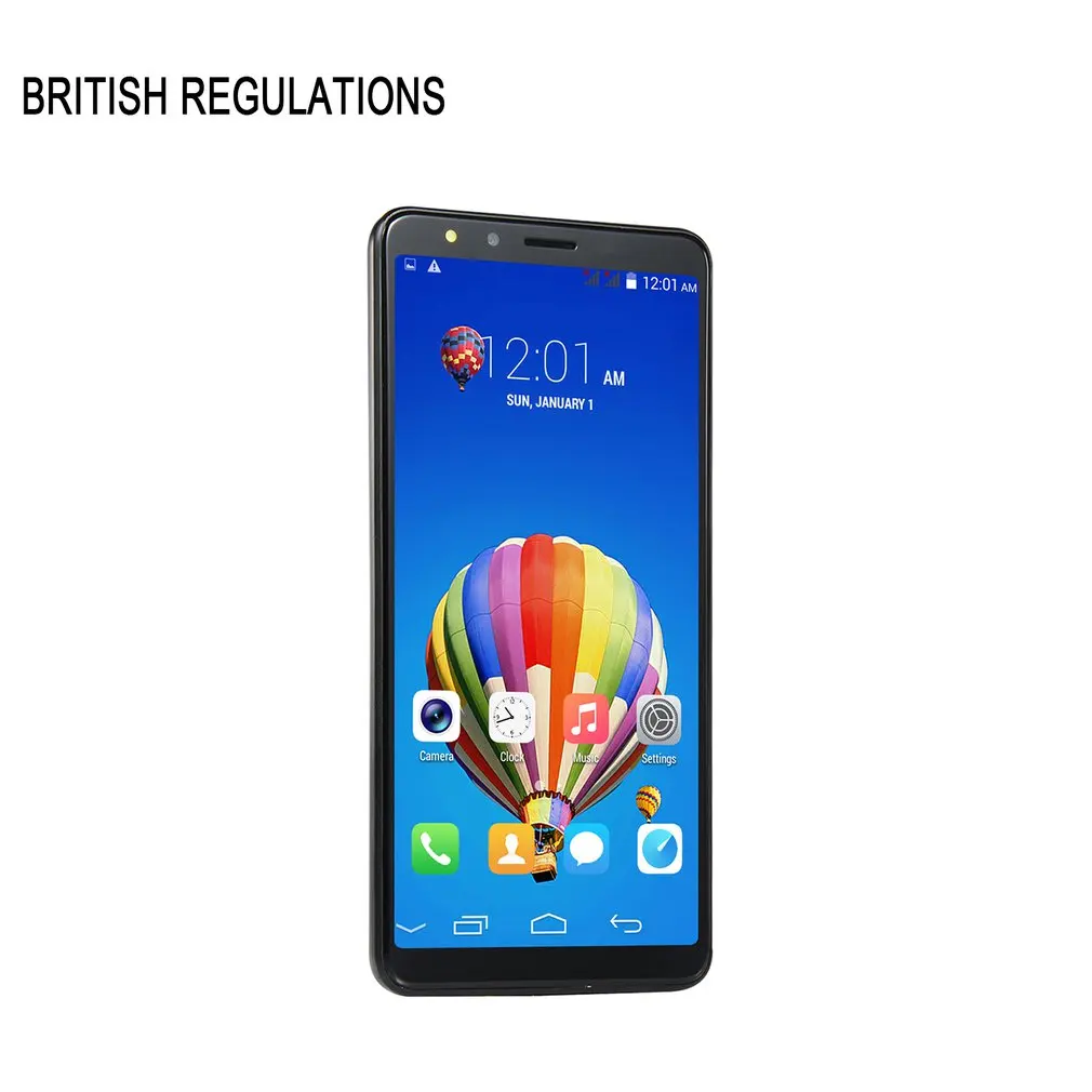 

5.72 Inch Large Screen Dual Card Dual Standby Dual Cameras Mobile Phone Fingerprint Machine Smart Phone 4GB ROM Smartphone