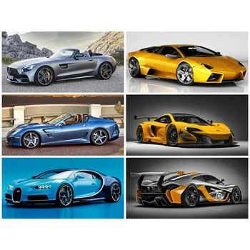 

Huacan Diamond Painting Full Square New Arrival Car Embroidery Scenery Home Decoration Mosaic Diamond Art