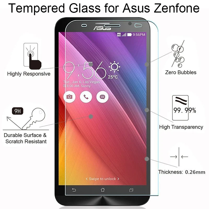 Защитная пленка для экрана для Asus Zenfone 2 Laser 3 Deluxe 3S Max ZE500KL ZE550KL ZE601KL ZC521TL glass on 3 Max ZC520TL ZC553KL ZC551KL