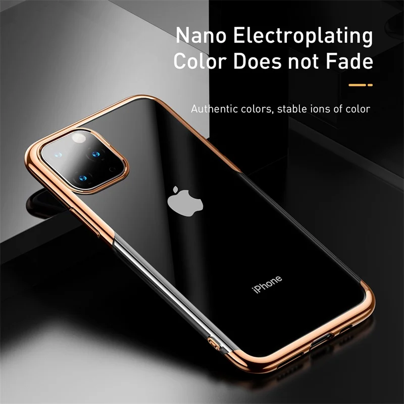 Baseus Luxury Silicone Tpu Case For Iphone 11 Pro Back Cover Case For Iphone 11 Pro Max Ultra Thin Soft Anti Knock Phone Case Mobile Phone Cases Covers Aliexpress