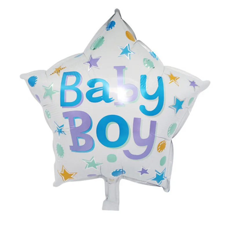 G15 18-дюймовый Baby Shower Пол раскрыть Фольга воздушный шар Дети 1st День рождения Фольга воздушные шары для мальчиков и девочек, в первую очередь предметы для украшения дня рождения - Цвет: G15