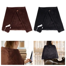 Зимнее домашнее офисное USB Отопление шаль плечо электрическое подогреваемое одеяло коврик мягкое углеродное волокно гостиная с подогревом шаль 80*40 см B4