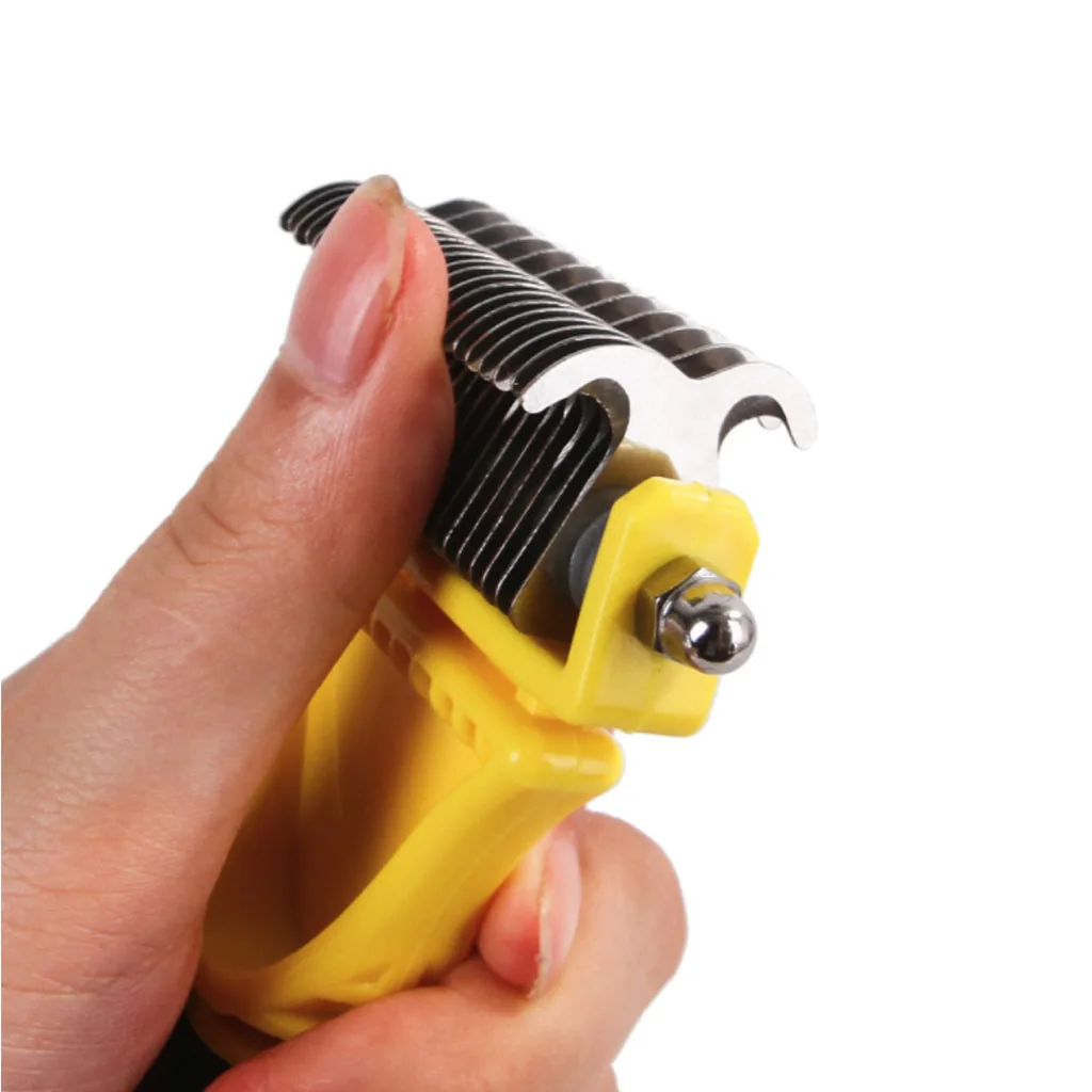 Pet Dog Deshedding Removal Hair Comb For Cat Grooming Brush Tool Hair Clipper Stainless Dog Cat 4