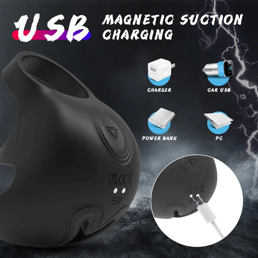 Stimulateur Prostatique Avec Anneau Hutter - Vibro, Silicone, Jouet Sexuel Homme